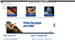 Desktop Screenshot of openprayers.com